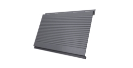 Вертикаль 0,2 gofr 0.5 Satin с пленкой RAL 7004 сигнальный серый