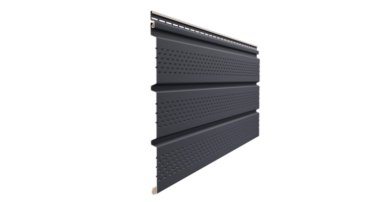 Софит Docke Premium, T4 с полной перфорацией, графит