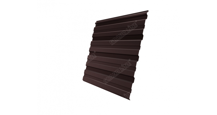 Профнастил С10R 0,45 покрытие PE RAL 8017 шоколад