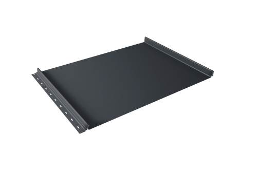 Кликфальц Grand Line 0,5 PE с пленкой на замках RAL 7024 мокрый асфальт