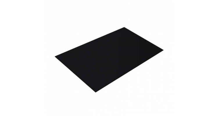 Плоский лист 0,5 Satin Мatt RAL 9005 черный