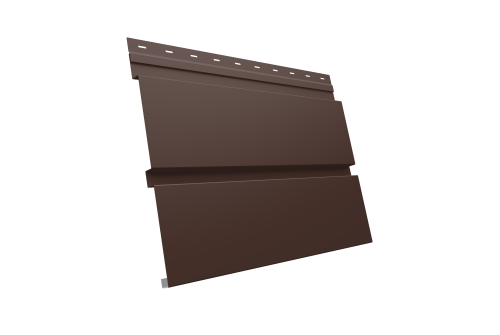 Квадро брус 0.5 Satin с пленкой RAL 8017 шоколад