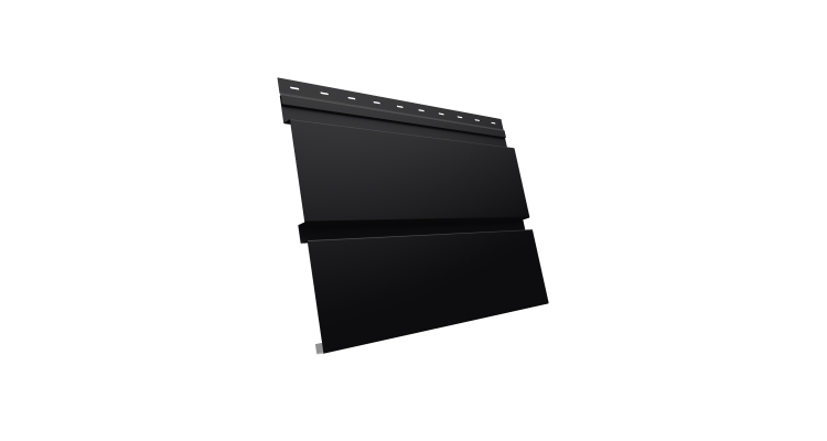 Квадро брус 0.5 Satin с пленкой RAL 9005 черный