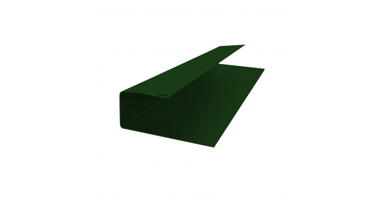 J-Профиль 12мм PE с пленкой RAL 6005 зеленый мох