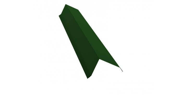 Планка торцевая 80х100 PE RAL 6002 лиственно-зеленый