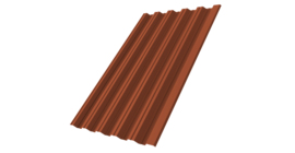 Профнастил HC35R 0.45 Drap TX RAL 8004 терракота