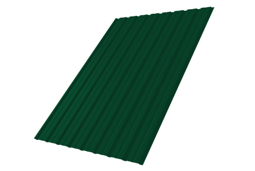 Профнастил С10В 0.4 PE RAL 6005 зеленый мох