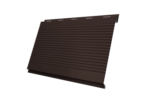 Вертикаль 0,2 gofr 0.5 Satin Matt с пленкой RR 32 темно-коричневый