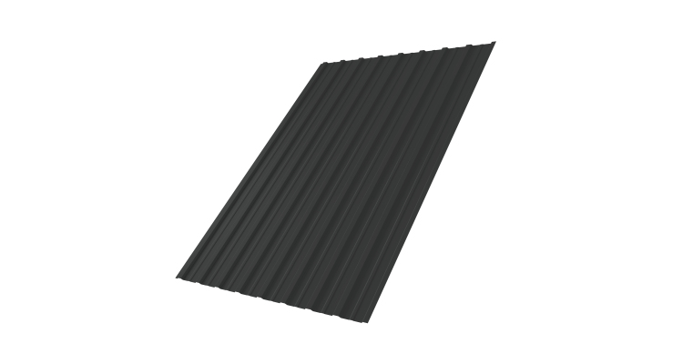 Профнастил С10A 0,5 PurPro Matt 275 RAL 7016 антрацитово-серый