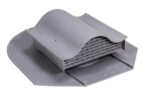 Вентиль кровельный Vilpe Huopa/slate KTV серый