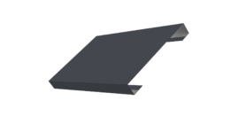 Ламель лицевая 150 забора жалюзи Texas 0.45 PE с пленкой RAL 7024 мокрый асфальт