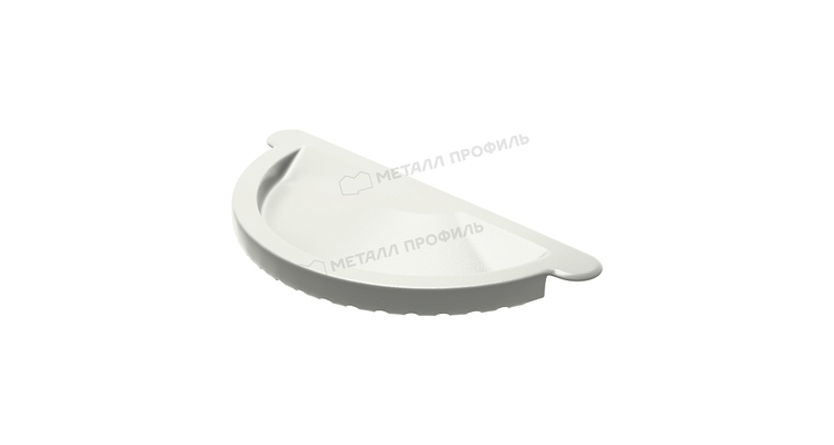 Заглушка желоба Металл Профиль GRANDSYSTEM D125 RAL 9010