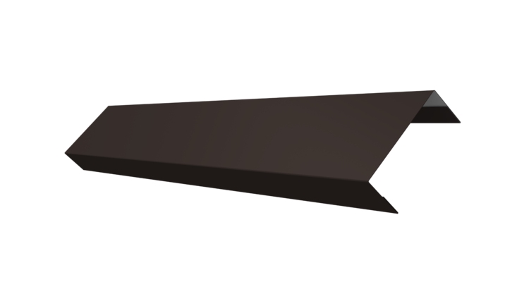 Ламель обратная 50 забора жалюзи Texas 0.45 Drap TR с пленкой RR 32 темно-коричневый