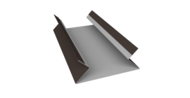 Планка угла внутреннего составная верхняя 0,45 Drap RR 32 темно-коричневый (3м)