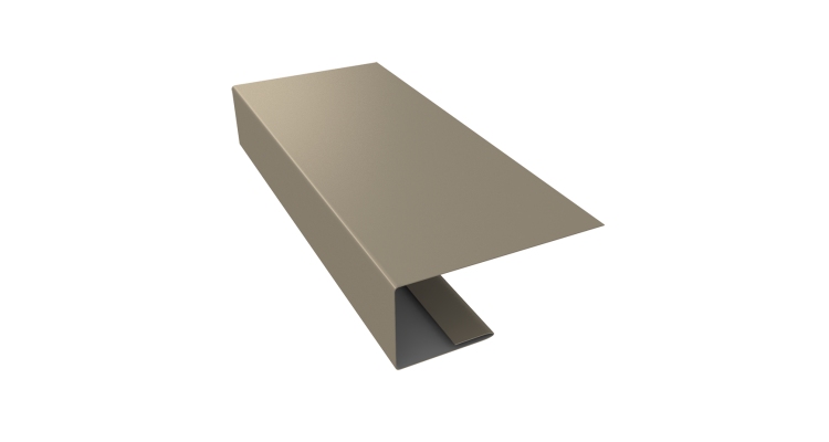 J-Профиль 18мм 0,45 Drap TX RAL 1015 светлая слоновая кость (3м)