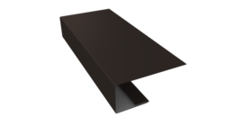 J-Профиль 18мм 0,5 Drap TX RR 32 темно-коричневый (3м)