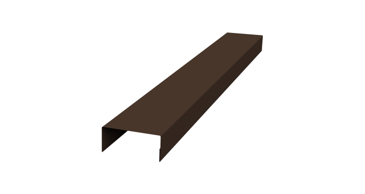 Крышка 30х20 жалюзи Texas 0,5 PurLite Matt RAL 8017 шоколад (2м)